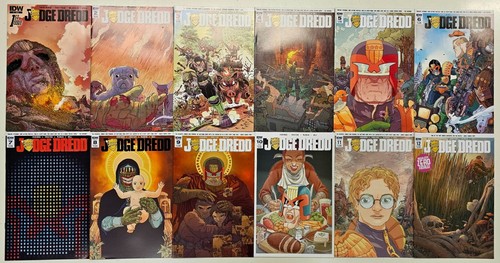 IDW Comics Judge Dredd Key 12 Issue Full Set Mega City Zero 1-12 High Grade FN+ - Picture 3 of 3