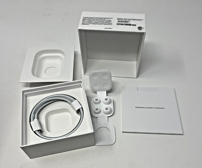 Apple AirPods Pro MLWK2AM/A- BOX, CHARGE CABLE, EARBUD TIPS-ONLY