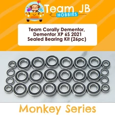 Team Corally Dementor, Dementor XP 6S 2021 - 26 Pcs Rubber Sealed Bearings Kit