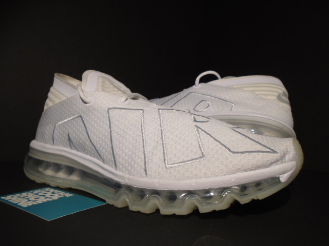 nike air max flair triple white