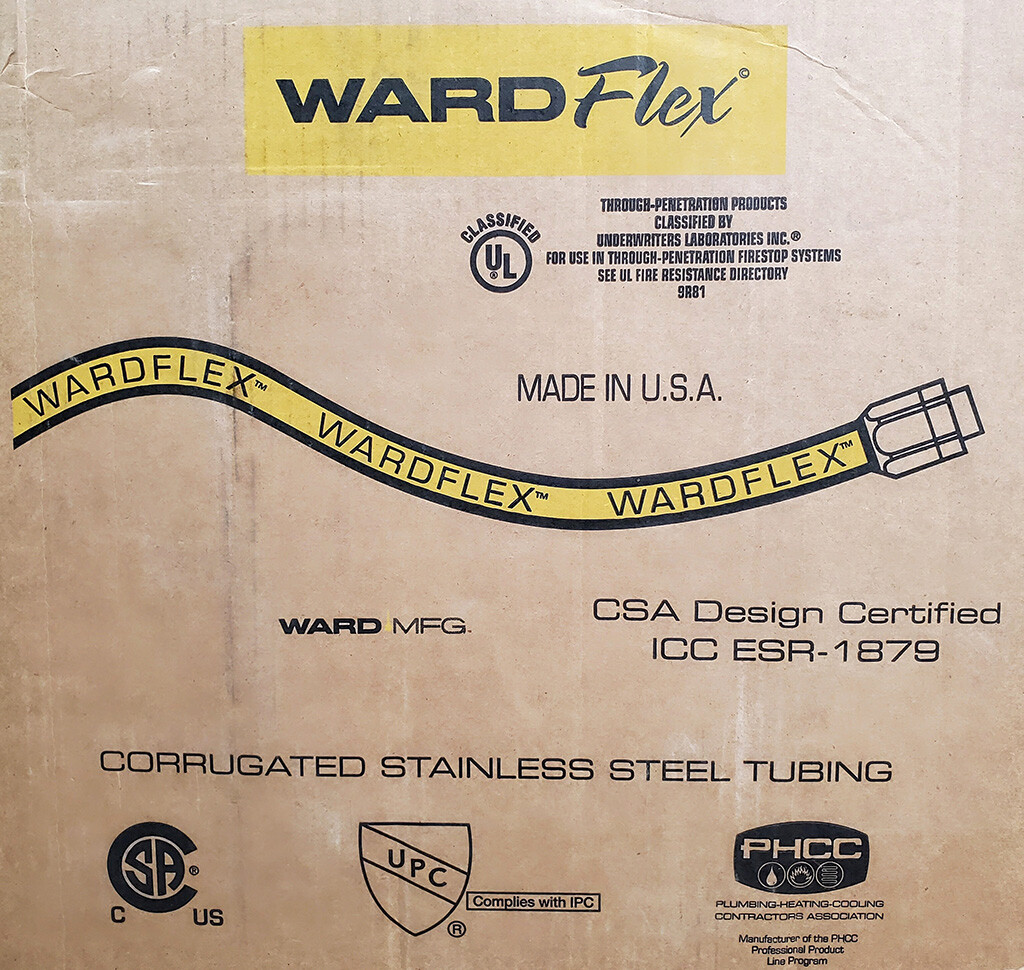 Wardflex Logo WARDFLEX 381 1/2" APPLIANCE STUB OUT WARD FLEX | EBay