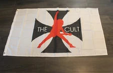 The Cult Banner Flag 3x5  Rock Band Music Fan Decor Man Cave CD Record