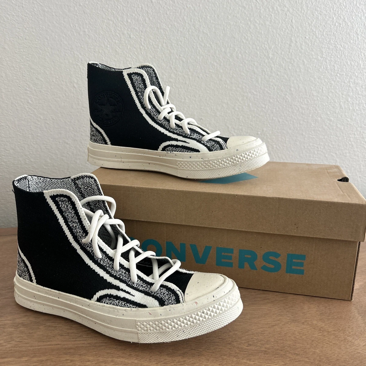 Converse Renew Chuck 70 Knit High Black Egret for Sale