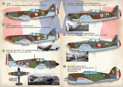 Décalcomanies 'Battle Of France 1940' Print Scale 1:72 - Réf. 72-413 - Neuf - Pour Maquettes Militaires