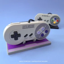 Display Stand for Original SNES Controllers / Custom 3D Printed / Super Nintendo