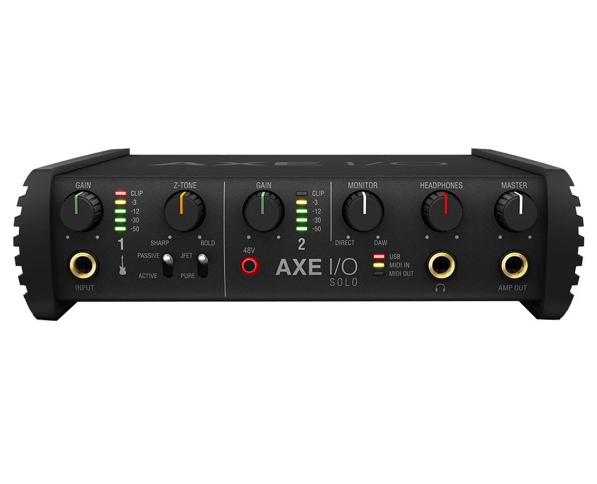 IK Multimedia AXE I/O Solo Audio Interface - Open Box | eBay