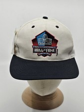 Rare Vintage NFL Pro Football Hall Of Fame Hat 1996 Tommy McDonald Auto Eagles