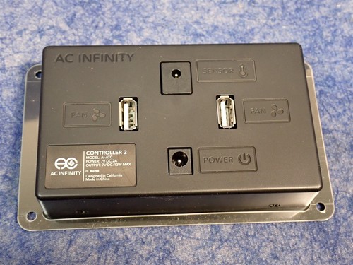 AC Infinity Airplate T9 AI-APT9 18" Home Theater AV Cabinet Cooling Fan Set (I3) - Picture 5 of 6