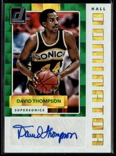 2017-18 Donruss David Thompson Hall Dominators Signatures #/99 HS