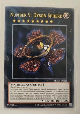 Yugioh Number 9: Dyson Sphere MGED-EN089 Rare 