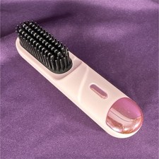 Mate M1 Electric Rechargeable Hair Brush Styling Comb, Pink Black