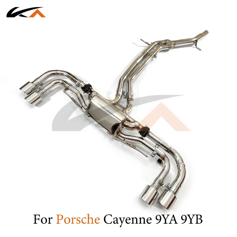 Escape KA Catback para Porsche Cayenne 9YA 9YB 3.0T sección trasera de acero Foto 3 de 4