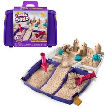 , Folding Sand with 2lbs Play Sand, 7 Molds  Tools, Sensory Toys for Ages 3 ...