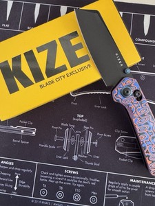 Kizer Madrac Vortex Micarta #31 out of #100 Exclusive Blade City Serialized