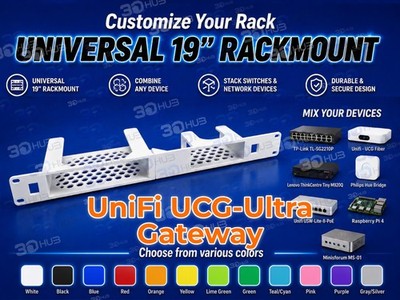 UniFi UCG-Ultra Gateway 19'' Rackmount 1U - Mix & Match with other devices
