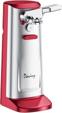 Stainless Steel Electric Can Opener 3-in-1 Design w/ Sharpener and Bottle Opener