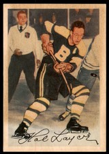 1953-54 Parkhurst EXMT Hal Laycoe #87