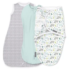 SwaddleMe by Ingenuity Comfort Pack Baby Swaddle Set, Size 0-3 Months, 3pk -