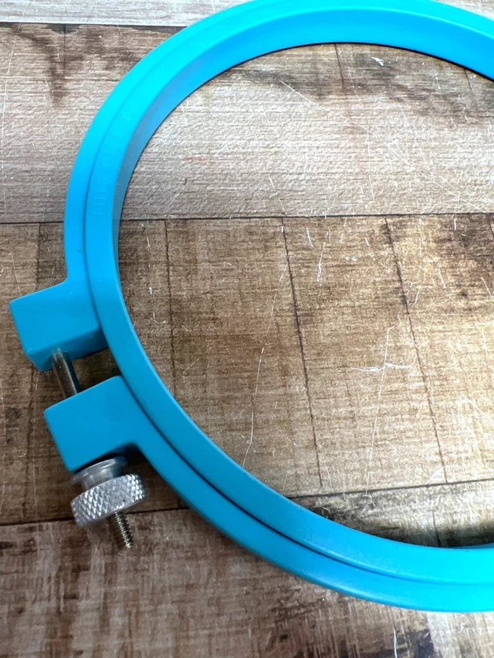 Plastic Embroidery Hoop For Needlework 5.5" Diameter Adjustable Screw Marked 5 - Image 2 of 3