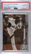 2020 Topps Chrome Sepia Refractor AJ Puk #116 PSA 10 GEM MT 8d2