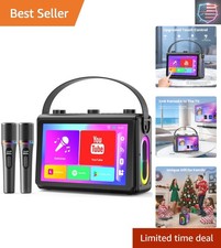 Karaoke Machine for Adults, Built-in 10.1" HD Lyrics Screen, Supports WiFi Bl...