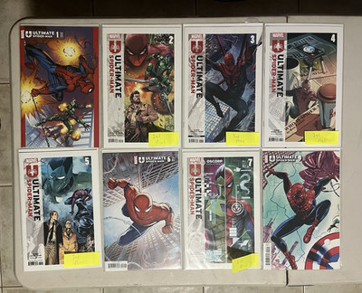 Marvel Ultimate Spider-Man 1-24 Comic Book Lot Variants 1st Prints MISSING 8/12