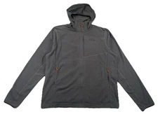 Rab Tecton Hoodie Full Zip Micro Grid Gray Zip Pockets Men’s XL