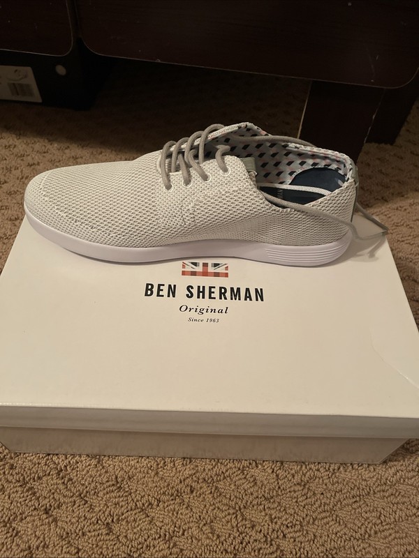 Ben Sherman Parnell Oxford  White 8.5