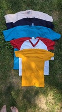  5 70s 80s 90s DEADSTOCK Vintage Single Stitch T-Shirt LOT Made USA Sm M Lg XL