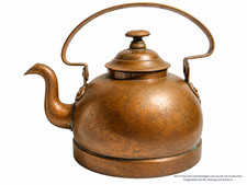 Wasserkessel ca.2 Kilo Kupfer alt  nat&uuml;rliche Patina  &Oslash;ca22 cm B28cm H21 cm(169)