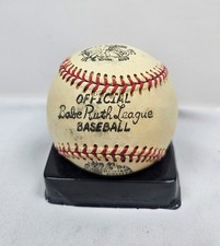 1950's deBeer & Son Double Header Official Babe Ruth League Baseball with Box E