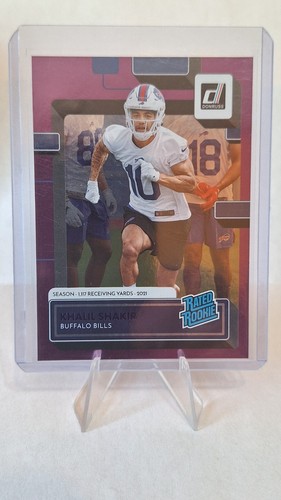 2022 Donruss Khalil Shakir Season Stat Line Rated Rookie 193/500 #343