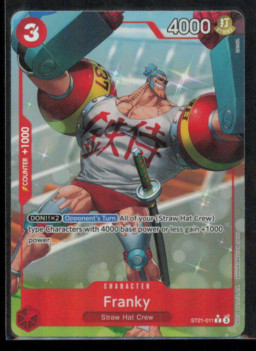 Franky (Parallel) ST21-011 One Piece Starter Deck EX: Gear 5 Common Near Mint