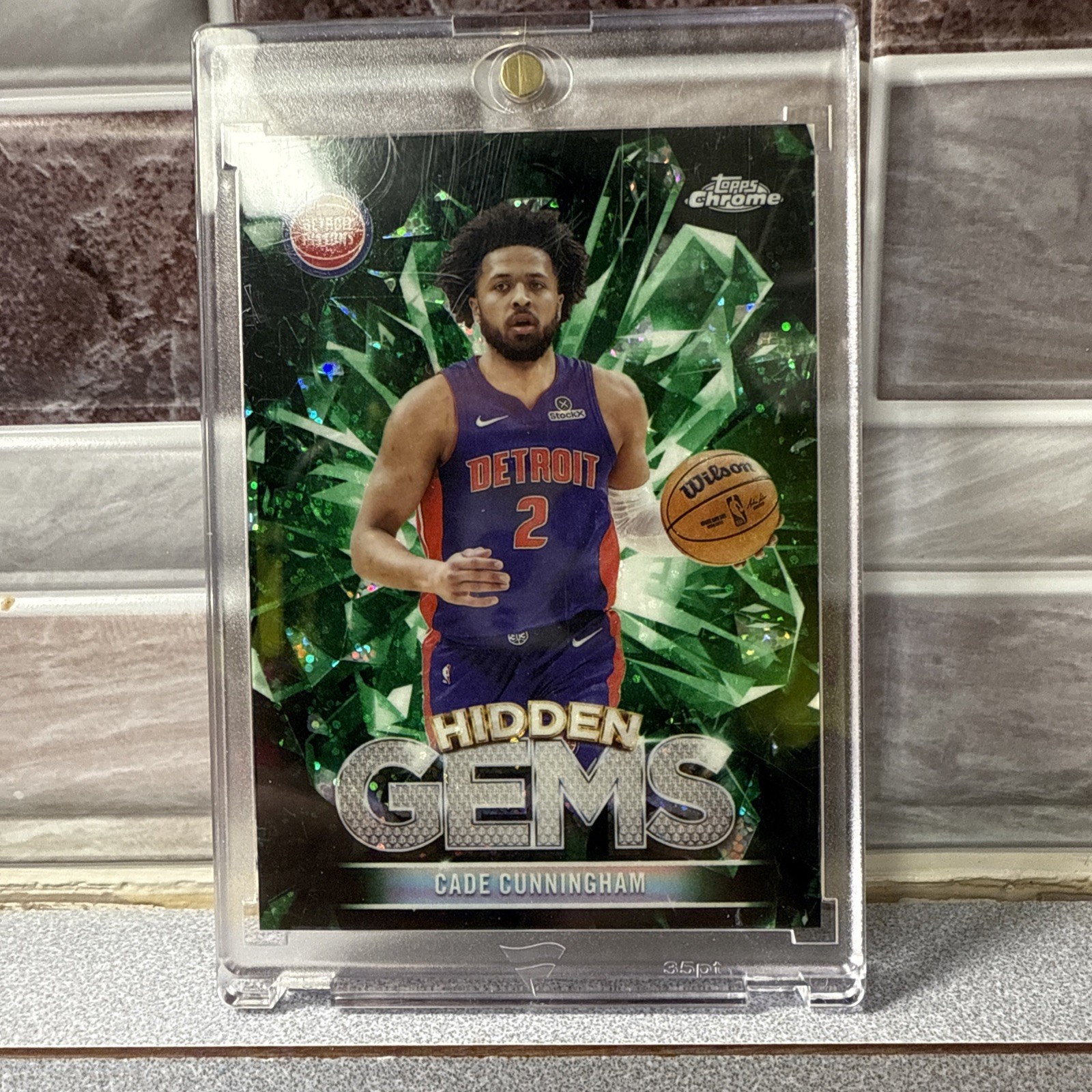 2025-2026 Topps Flagship Cade Cunningham Hidden Gems Case Hit SSSP