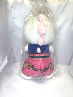 BIGO LIVE ボクシングぬいぐるみ　ムエタイBIちゃん BIGO Live Dino Plush, PINK BOXER MUAY THAI Version, Rare, New in