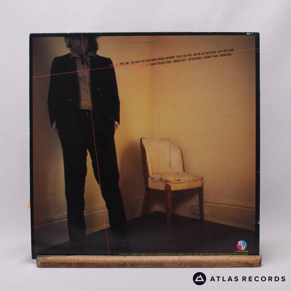 Johnny Thunders So Alone A B LP Album Vinyl Record RAL 1 Real Records - EX/VG+ - Image 3 of 4