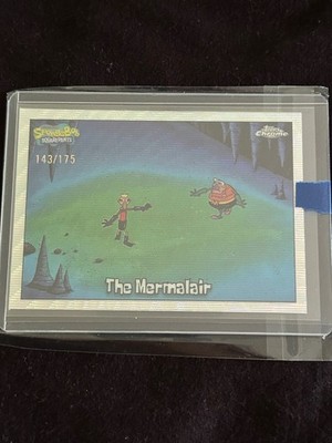 The Mermalair 2025 Topps Chrome SpongeBob Squarepants Wave Refractor 175