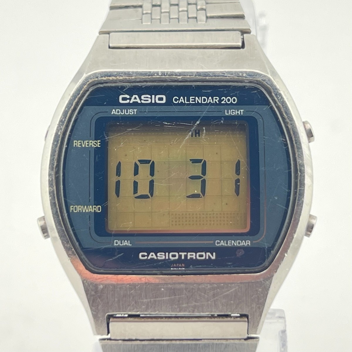 Casio 47CS-23 Calendar 200 Casiotron Digital Watch Made In Japan