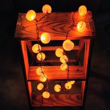 VTG Halloween Pumpkin Jack-O-Lantern String Lights 20 Jack O Lantern Blow Mold