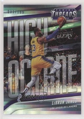 2018-19 Panini Threads High Octane Premium 83/199 LeBron James #5 g0w
