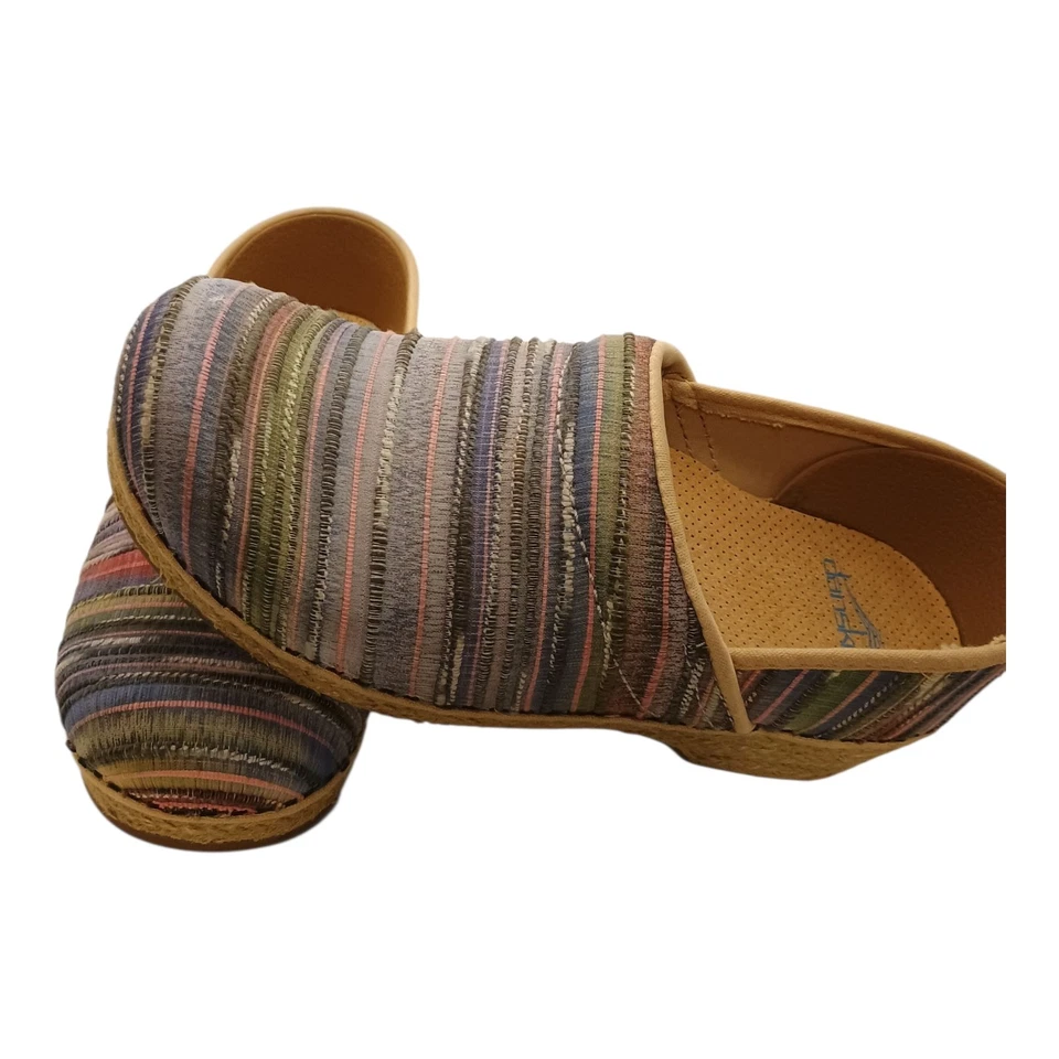 Zuecos para mujer Dansko de yute profesional tejido artesanal multicolor talla 39EU/US 8,5  Foto 2 de 4