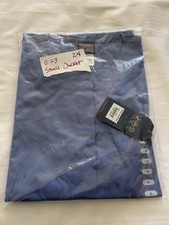 Cherokee Authentic Workwear Scrub Jacket Size Small Blue Button Front 4350