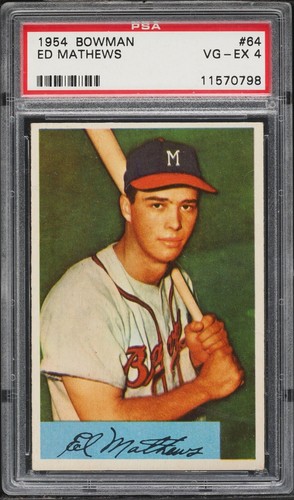 1954 Eddie Mathews #64