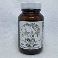 Menofit Complete Probiotic Menopause Relief Support Probiotic, 60 Ct, Exp 09/26