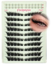 Fox Eye Eyelash Clusters Natural Volume Lashes Clusters Cat Eye Lash Extensions