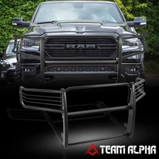 Fits 2019-2020 Dodge Ram 1500 Black Mild Steel 1.5" Bumper Grille/Brush Guard