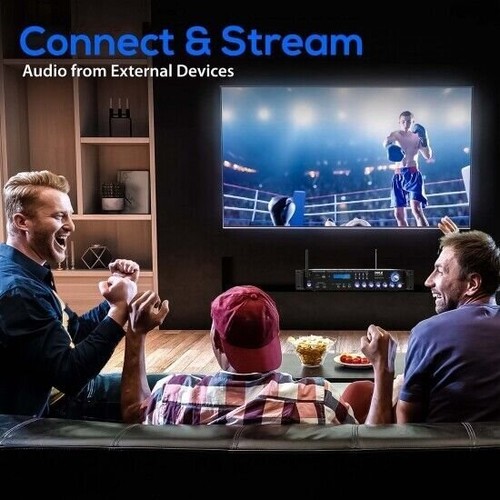 Pyle Bluetooth Multi-Channel Stereo Receiver, Pre-Amplifier System, 3000W - Picture 4 of 8