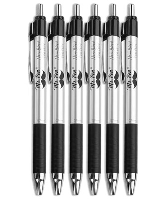 Pen No Bleed Pens, Bible Pens, Fine Tip, Black, Pack of