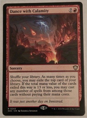 Dance with Calamity Commander: Secrets of Strixhaven Regular