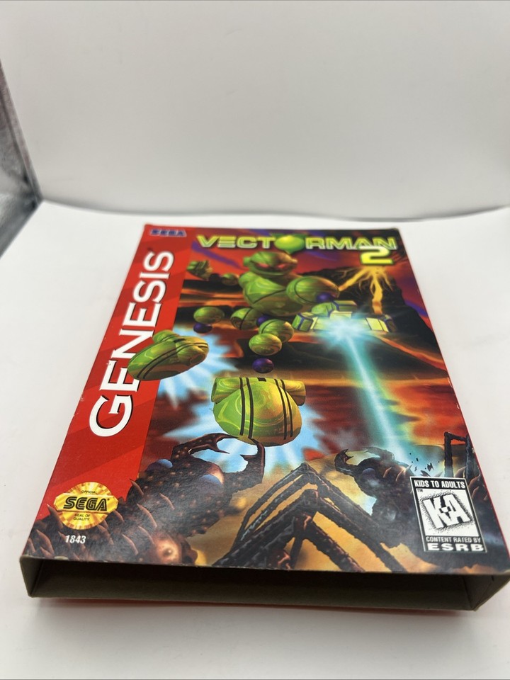 Vectorman 2 Sega Genesis Complete In Box CIB Manual Included | eBay